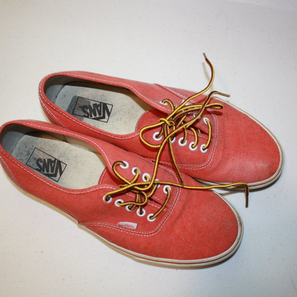 Men's Red Van's - 12